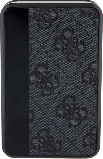 Powerbank Guess 4G Leather Metal Logo 10000mAh 18W USB-C Black (3666339171384) - obraz 4