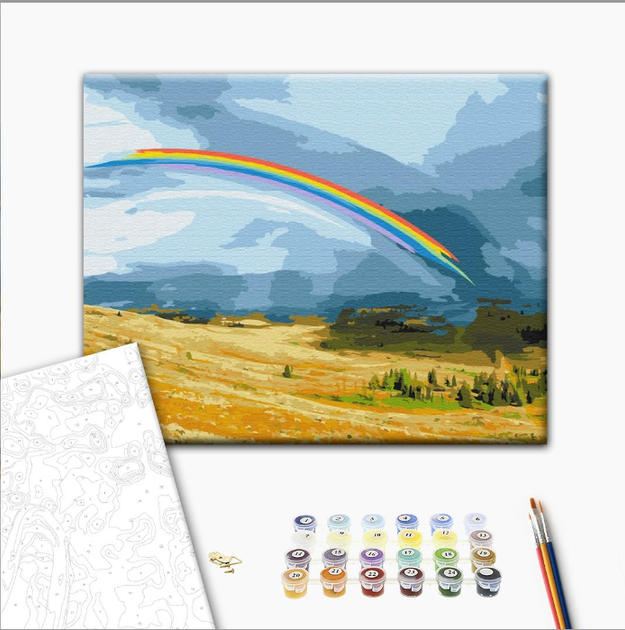 Картина по номерам Радужное поле 40х50 см Brushme BS52629 - изображение 2