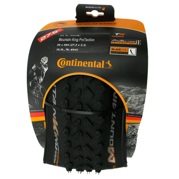 Велосипедная покрышка 29x2.30 Continental Mountain King складная PureGrip ShieldWall черная 845г (150294) - изображение 3