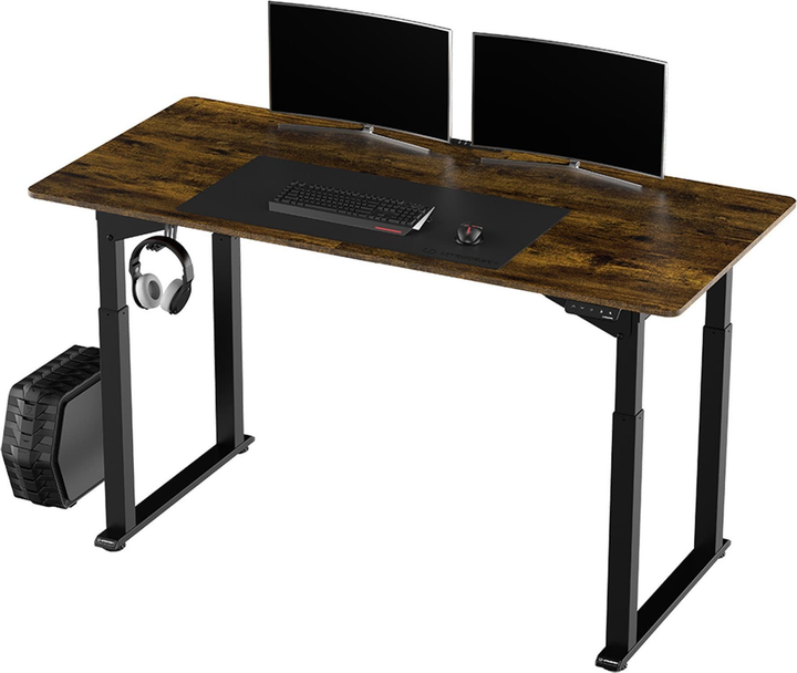 Biurko gamingowe ULTRADESK Uplift V2 Brown (UDESK-UP-OODE) - obraz 1