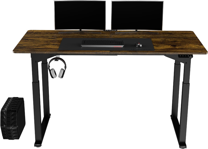 Biurko gamingowe ULTRADESK Uplift V2 Brown (UDESK-UP-OODE) - obraz 5