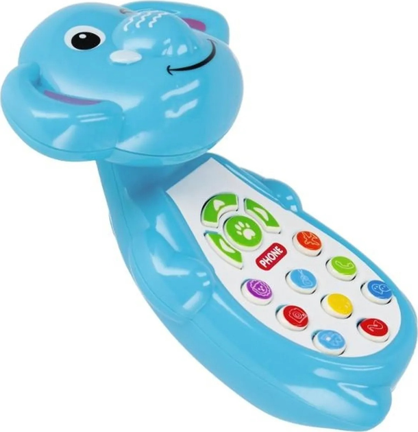 Інтерактивна іграшка BamBam Музичний телефон Слон (5908275178743) - зображення 4