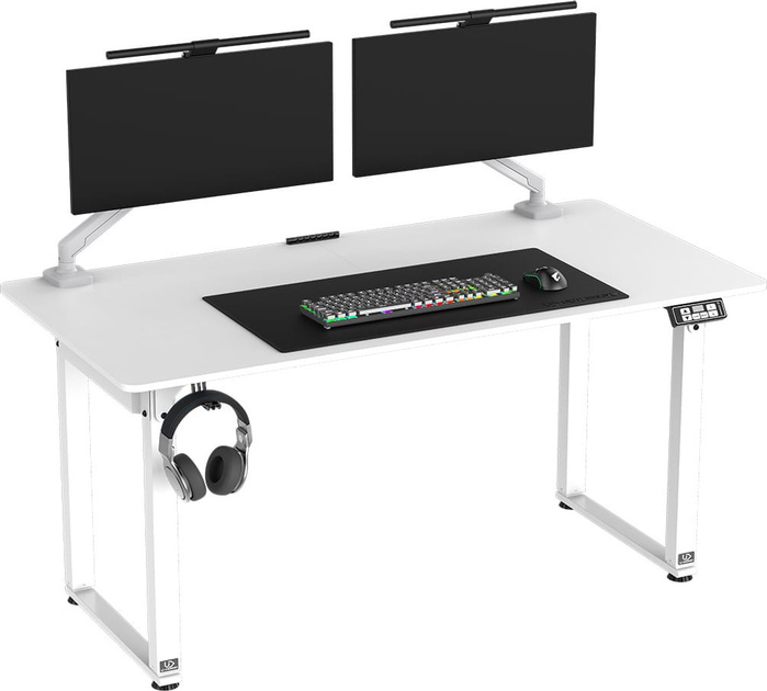 Biurko gamingowe ULTRADESK Uplift V2 White (UDESK-UP-WTWT) - obraz 4
