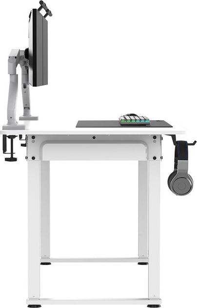 Biurko gamingowe ULTRADESK Uplift V2 White (UDESK-UP-WTWT) - obraz 5