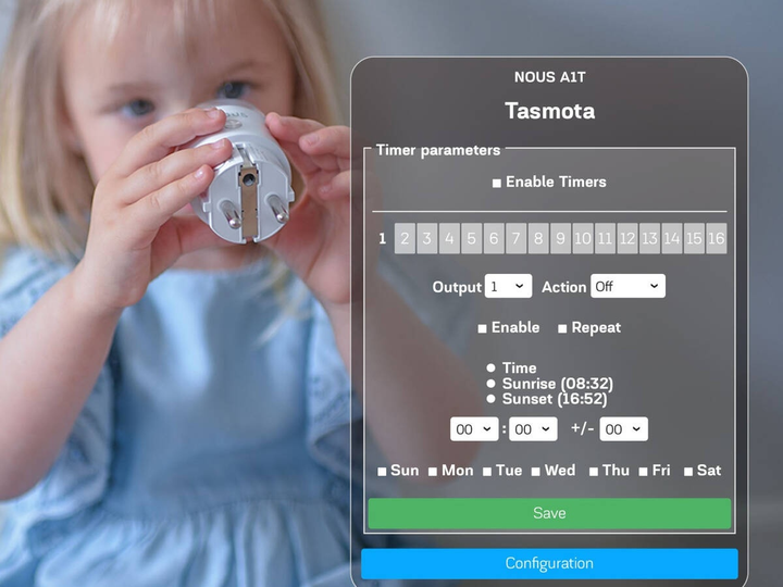 Inteligentna gniazdko Wi-Fi Nous A1T Tasmota (5907772033722) - obraz 4