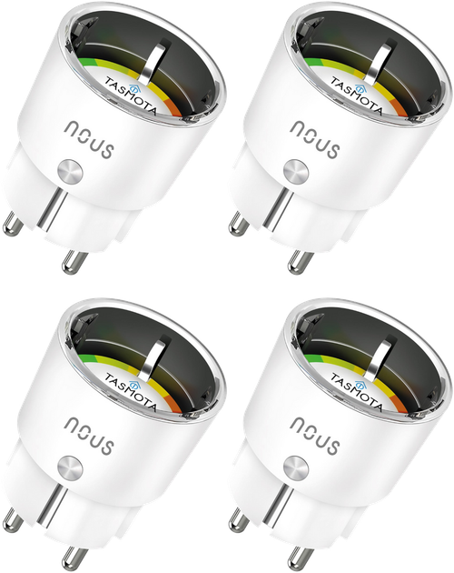 Inteligentna gniazdko Wi-Fi Nous A1T Tasmota 4 szt. (5907772033654) - obraz 1