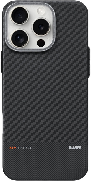 Etui Laut Kev Protect do Apple iPhone 16 Pro Black (L_IP24B_KE_BK) - obraz 1