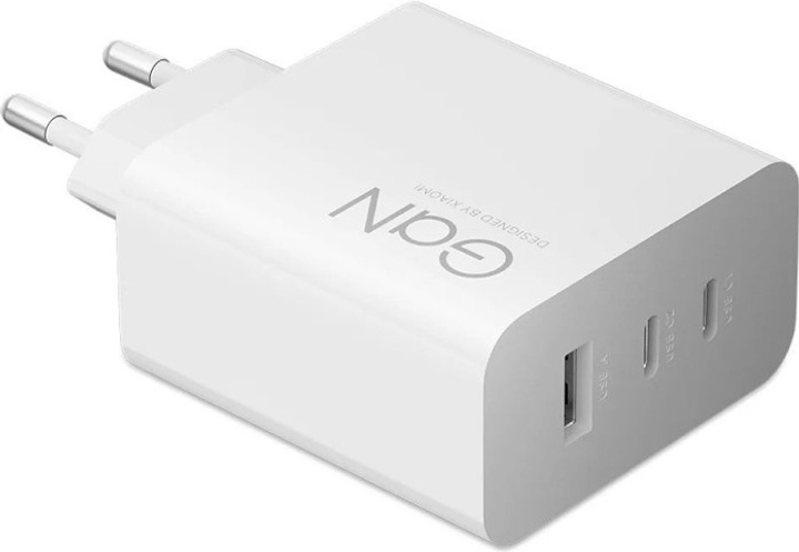 Мережевий зарядний пристрій Xiaomi 90W HyperCharge Power Adapter (3-Port) White (BHR087MEU) - зображення 2