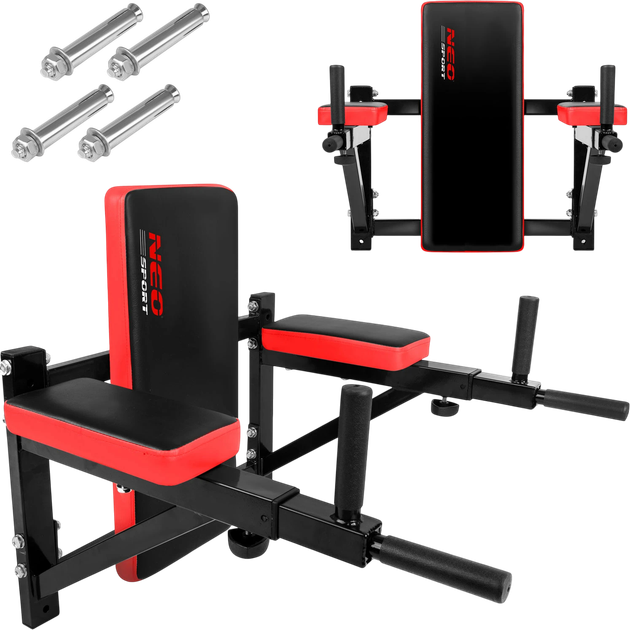 Drążek do dipów Neo Sport NS-320 na ścianę (5903890606060) - obraz 3