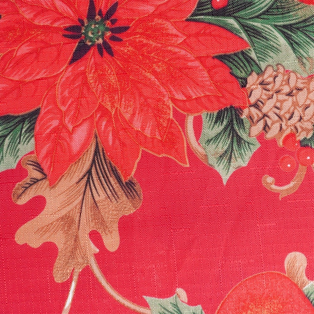 Obrus Excellent Houseware świąteczny Czerwony 180 x 130 cm (139693-W1) - obraz 2