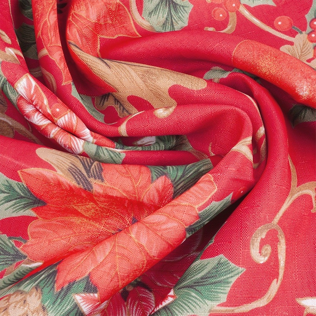 Obrus Excellent Houseware świąteczny Czerwony 180 x 130 cm (139693-W1) - obraz 3