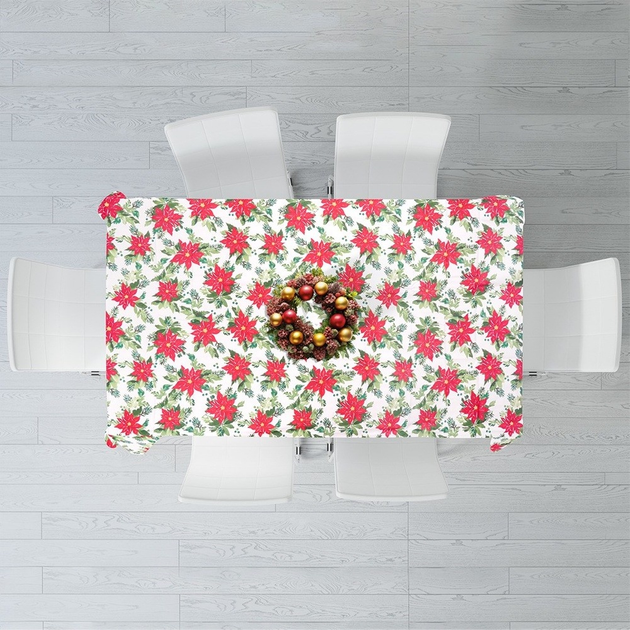 Скатертина Excellent Houseware святкова Різнокольорова 220 x 150 см (139696-W2) - зображення 6
