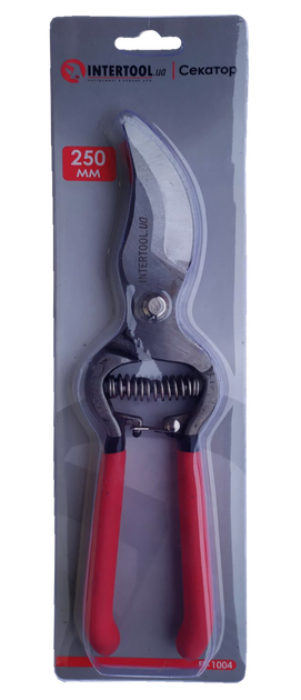 Секатор садовий 250 мм Intertool FT-1004 - Фото 1 Секатор садовий 250 мм Intertool FT-1004 - изображение 1