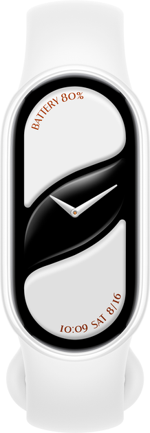 Фітнес-браслет Xiaomi Smart Band 10 Ceramic Edition Pearl White (BHR07Y5GL) - зображення 2