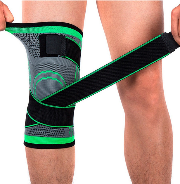 Еластичний бандаж на коліно Knee Support, компресійний наколінник для спорту та фіксації колінного суглоба 1 шт - Фото 2 Еластичний бандаж на коліно Knee Support, компресійний наколінник для спорту та фіксації колінного суглоба 1 шт - изображение 2