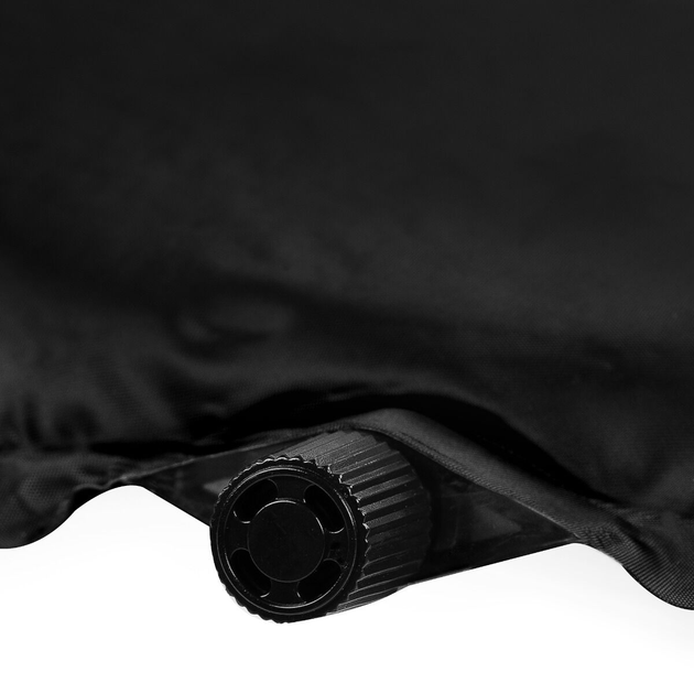 Килимок самонадувний з подушкою Spokey Savory Pillow 186 x 50 x 2.5 см Чорний 944185 (5905339441850) - зображення 4