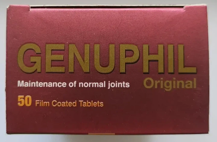 EVA Genuphil Original Glucosamine Chondroitin MSM triple formula 50 табл. комплекс для суставов с глюкозамином, хондроитином, тройная формула - изображение 3