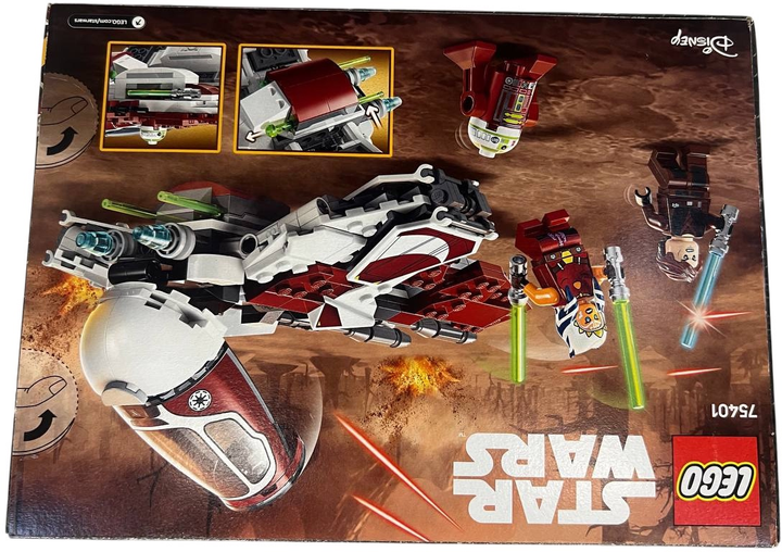 Конструктор LEGO Star Wars Джедайський перехоплювач Асоки 290 елементів (75401) (955555909128470) - Уцінка - зображення 4