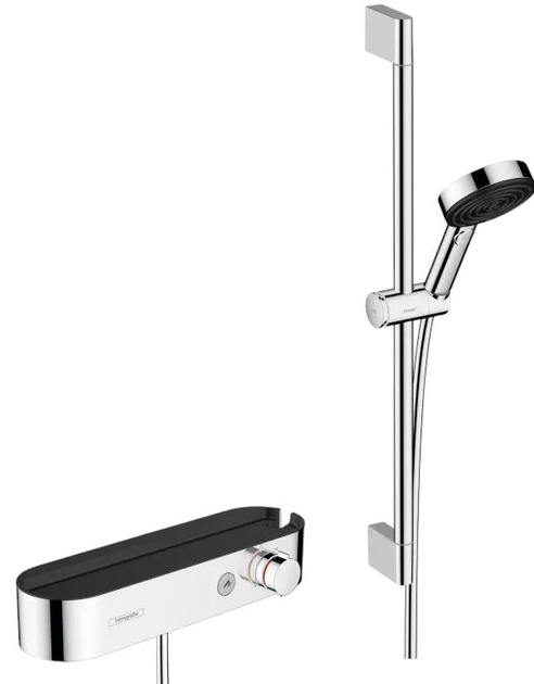 System prysznicowy z termostatem Hansgrohe Pulsify Select (24260000) - obraz 1