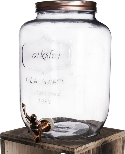 Скляна банка для напоїв Orion з краником 8.8 л (8592381150426) - зображення 2