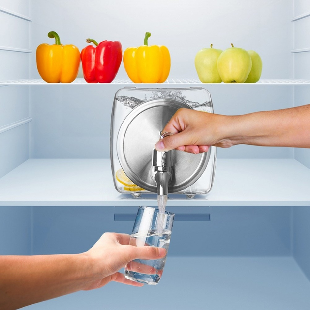 Скляна банка для напоїв Orion з краником 3.5 л (8592381190019) - зображення 7