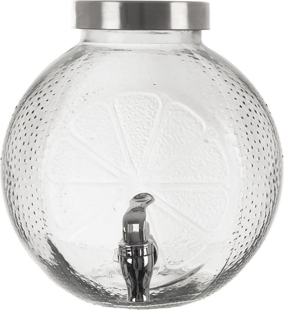 Скляна банка для напоїв Orion з краником 5.4 л (8592381190125) - зображення 3