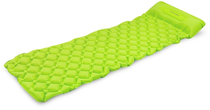 Materac dmuchany Spokey trekkingowy ultralight Air Bed 190 × 60 × 6 cm Zielony 941059 (5905339410597) - obraz 3