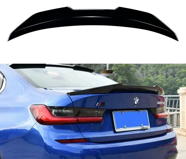 Спойлер AD_Plastik BMW 3 серії G20 G80 PSM чорний глянсовий ABS пластик (В-78) - изображение 2