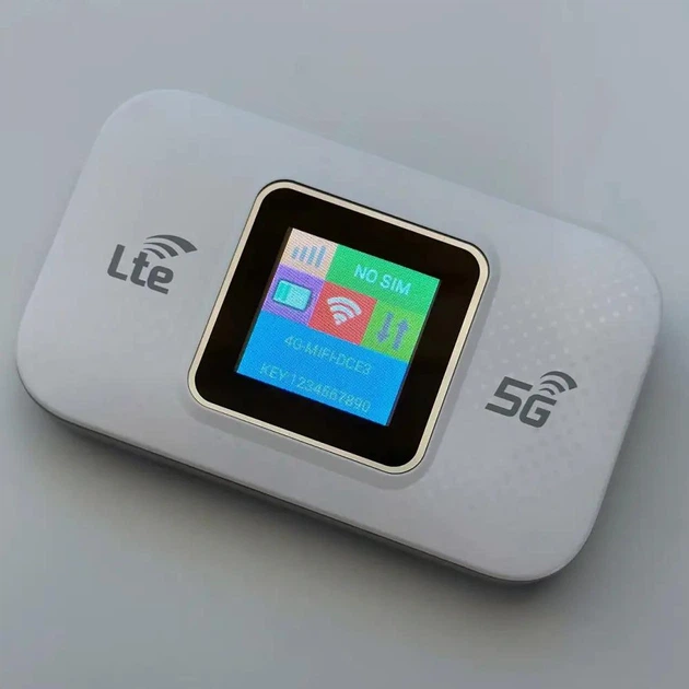 Портативный модем с экраном 4G/5G Wireless Mobile Wi-Fi Pro MF68E