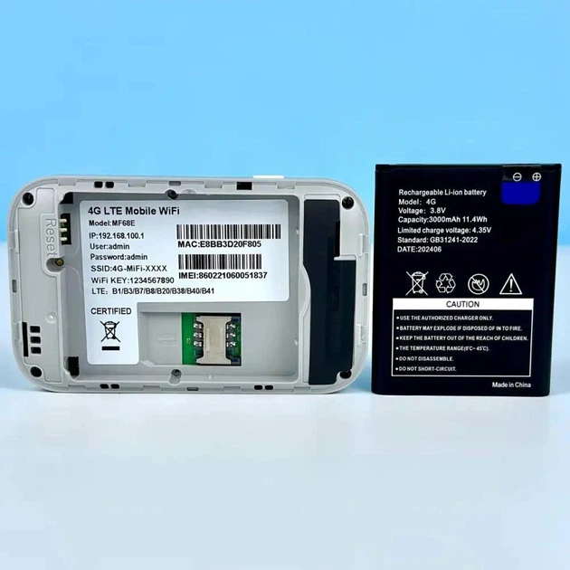 Портативный модем с экраном 4G/5G Wireless Mobile Wi-Fi Pro MF68E