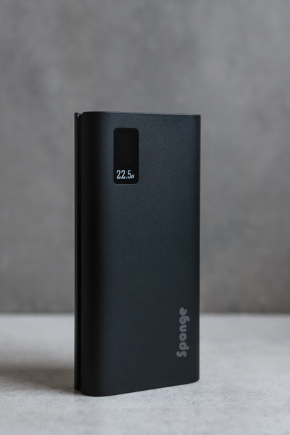Powerbank Sponge 20000 mAh 22.5W Black (0703674402162) - obraz 4