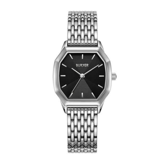 Жіночий Годинник Burker Watches Julia Чорно-срібний - изображение 6