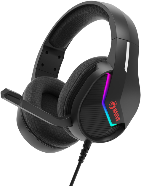 Słuchawki Marvo Tactic 40 RGB-LED Black (H8618 BK) - obraz 1