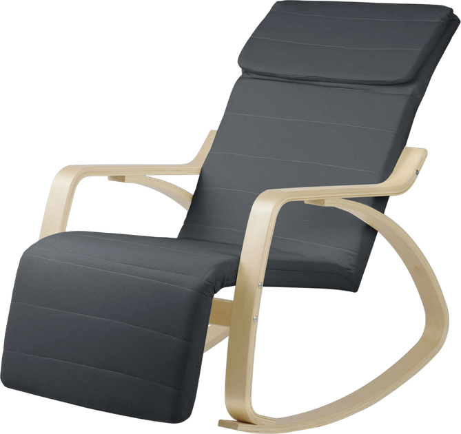 Fotel wypoczynkowy bujany Sofotel Suzi Szary (5908220477211) - obraz 3
