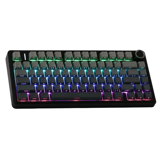 Игровая механическая клавиатура AULA F75 / Три режима подключения / Leobog Axis Reaper Switch / Black - изображение 3