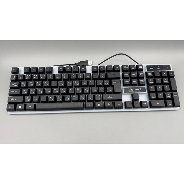 Проводная клавиатура с подсветкой и мышкой XSTRIKE X-1014 RGB USB - Фото 3 Проводная клавиатура с подсветкой и мышкой XSTRIKE X-1014 RGB USB - изображение 3