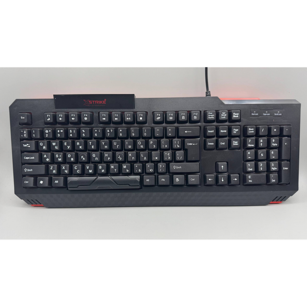 Провідна клавіатура з підсвічуванням XSTRIKE X-1022 RGB USB - зображення 4