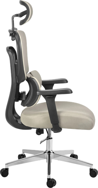 Офісне крісло Sofotel Talin з мікросітки Сіре (5903890629021) - зображення 2