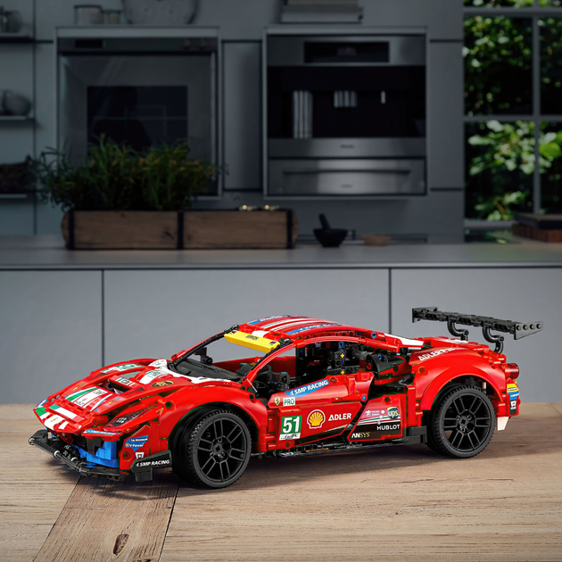 Конструктор Ferrari 488 GTE Corse 51 Машина Феррари 488 - зображення 5