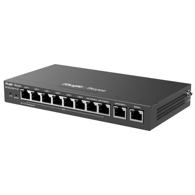 Маршрутизатор Ruijie Reyee RG-EG210G-P-V3 - Фото 2 Маршрутизатор Ruijie Reyee RG-EG210G-P-V3 - зображення 2