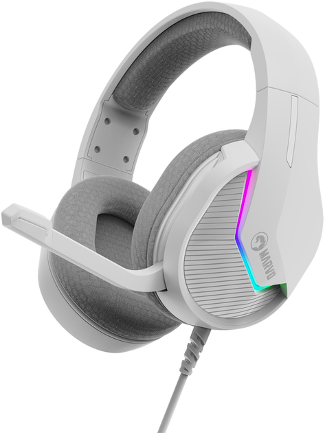 Навушники Marvo Tactic 40 RGB-LED White (H8618 WH) - зображення 1