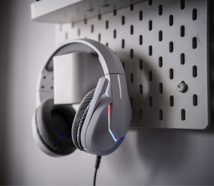 Навушники Marvo Tactic 40 RGB-LED White (H8618 WH) - зображення 8