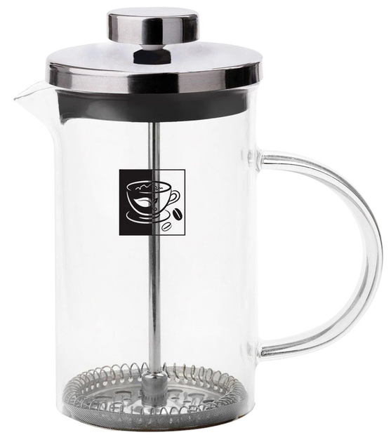 Чайник для заварювання кави і чаю Orion скляний Срібний 1 л (8592381113940) - зображення 1