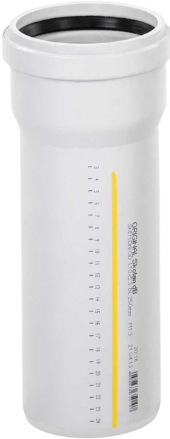 Rura do cichej kanalizacji wewnętrznej Magnaplast Skolan 1 m - obraz 1