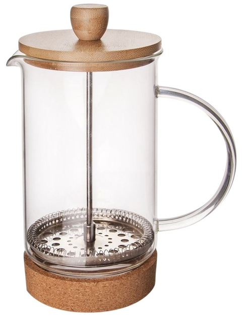 Чайник для заварювання кави і чаю Orion скляний Бежевий 750 мл (8592381168667) - зображення 1