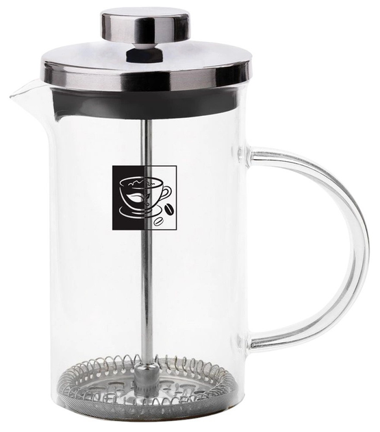Чайник для заварювання кави і чаю Orion скляний Срібний 800 мл (8592381113933) - зображення 1