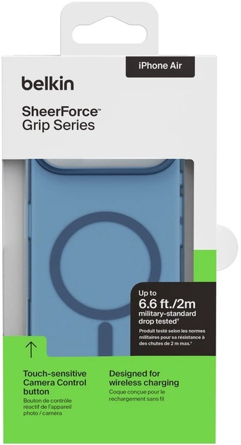 Панель Belkin Magnetic Protective Grip для Apple iPhone Air Navy (MSA037HQNY) - зображення 4