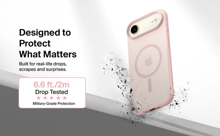Панель Belkin Magnetic Protective Grip для Apple iPhone Air Pink (MSA037HQPK) - зображення 5