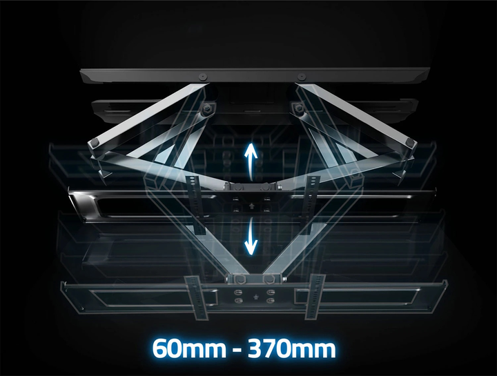 Кріплення для телевізора Humberg HM-883 Tilt 23-60 дюймів 45 кг (5903890626846) - зображення 11