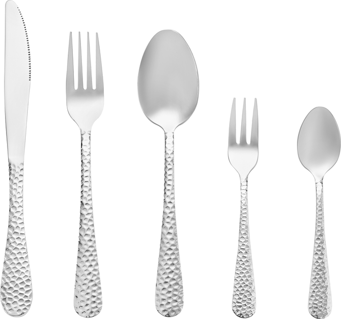 Komplet sztućców Ambition Bubble 60 elementów (5904134616142) - obraz 2